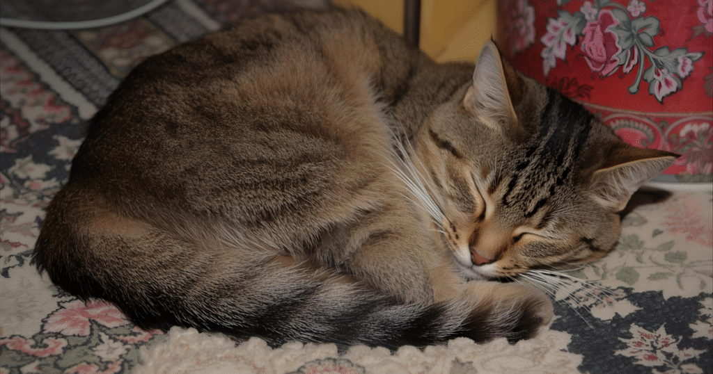 Pet sleeping or overeating from boredom