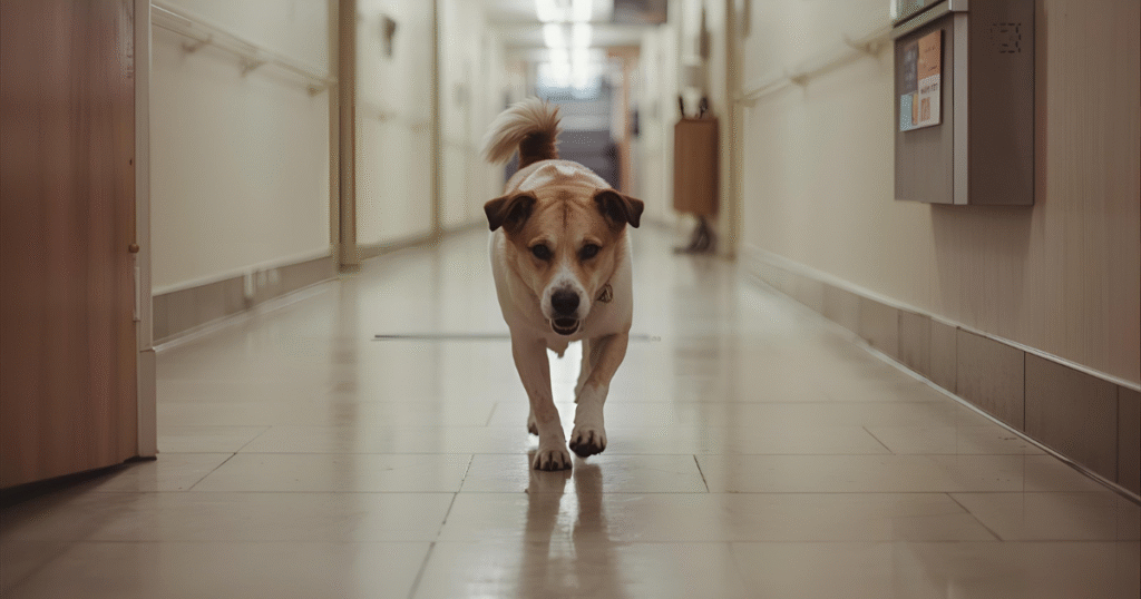 Pet pacing or restless due to boredom