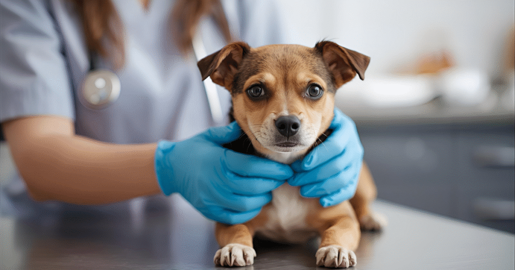 pet veterinary checkup